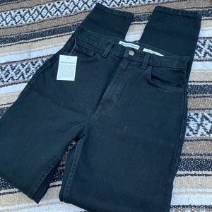American Apparel high waisted jeans